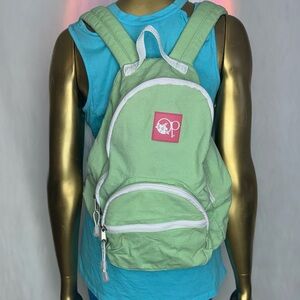 Vintage 90s Y2K Ocean Pacific OP Mint Green Mini Backpack